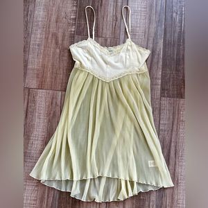 Free People Intimately yellow Slip Dress